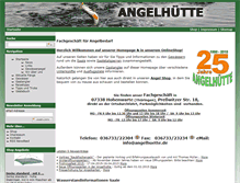 Tablet Screenshot of angelhuette.de